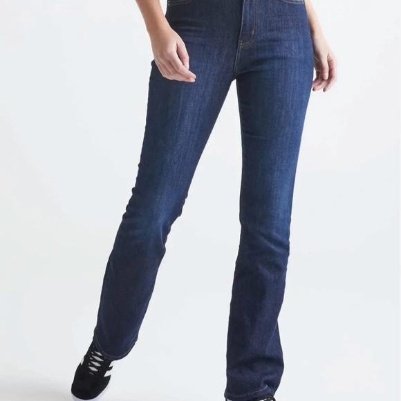 DUER NWT Women's Performance Denim Boot Cut in Dark Stone 27"x32" - Picture 5 of 12